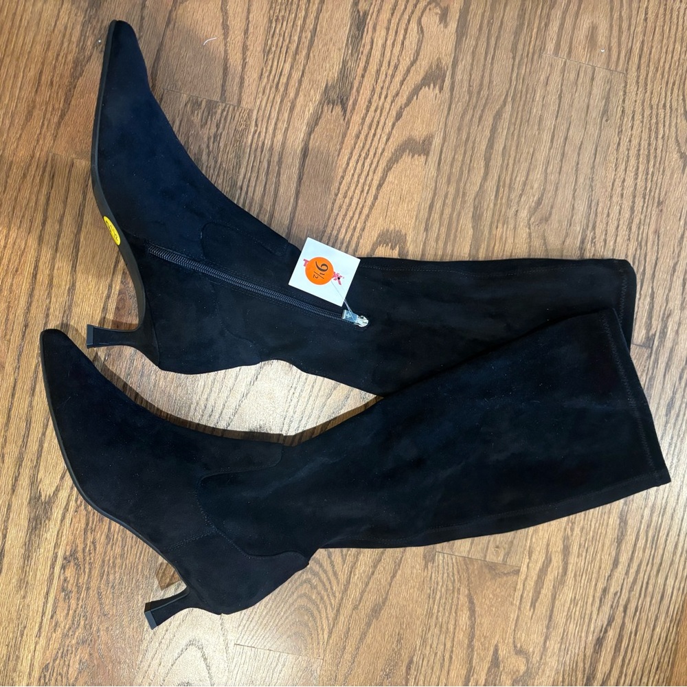 Suede Black Women's Boots